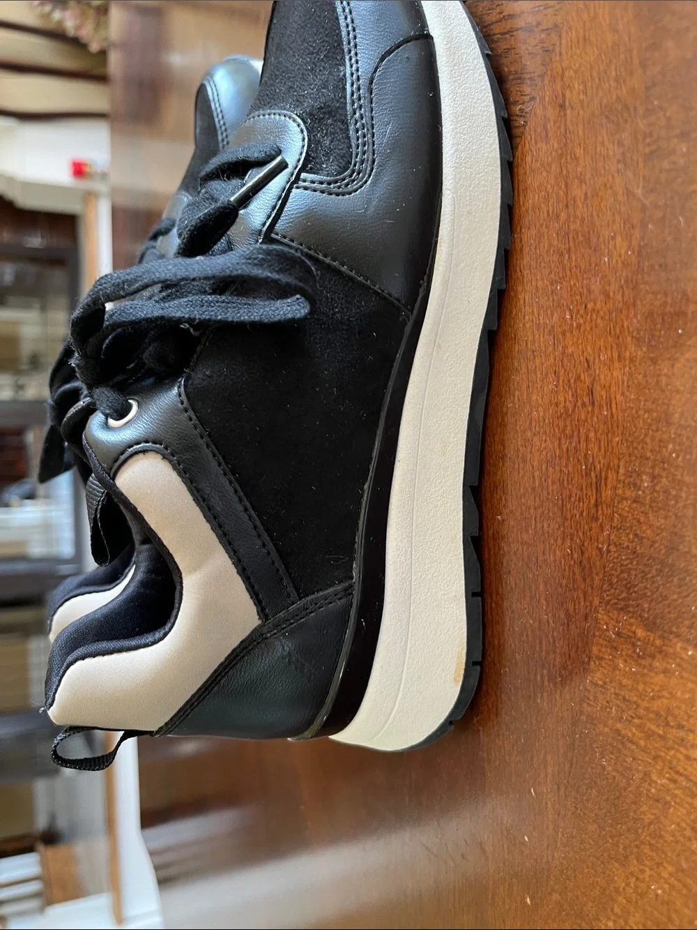 Nordstrom Black and White Women's Sneakers